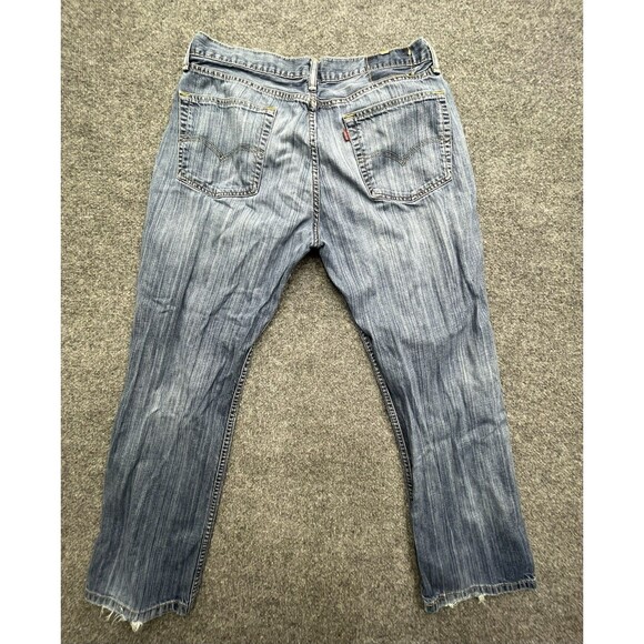Levi's 541 Jeans Men's Size 36x30 (33x28) Blue Athletic Taper Fit Faded Stretch - Picture 3 of 11
